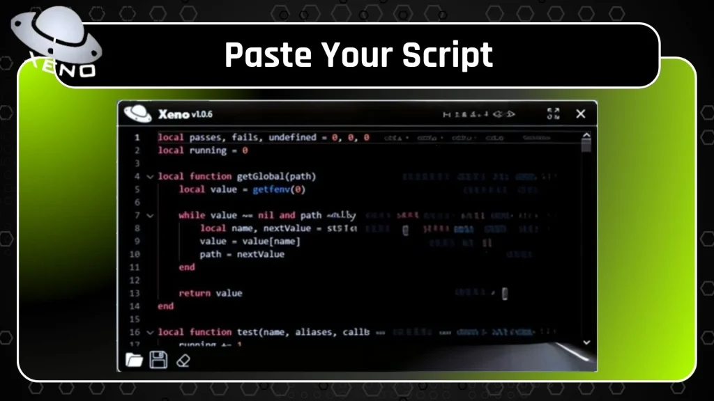 paste your script