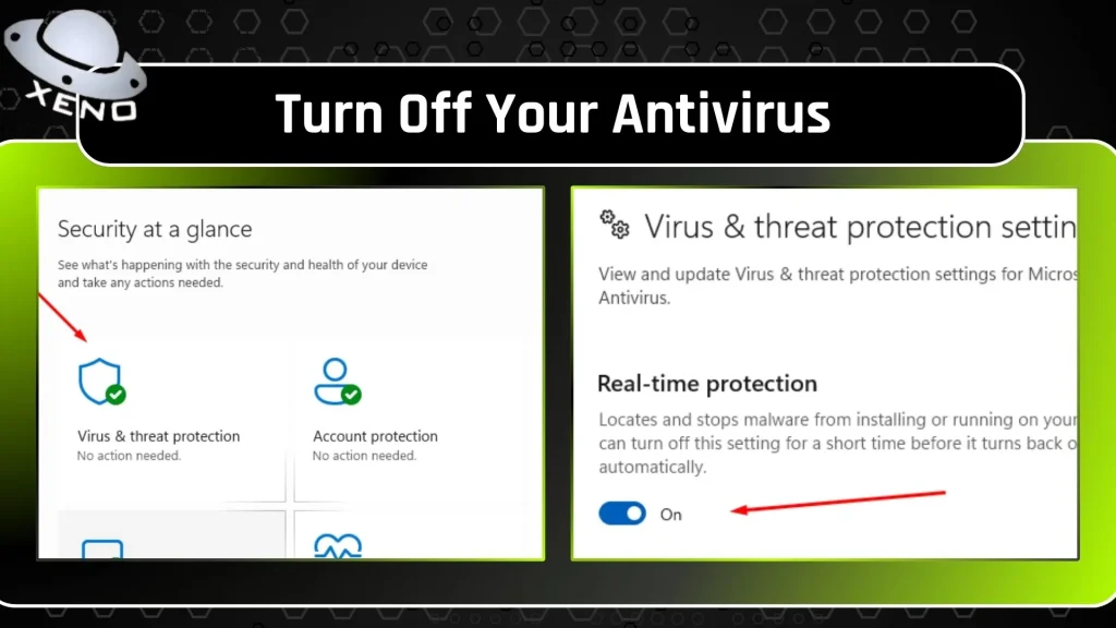 Turn off Your Antivirus o to install Xeno Executor