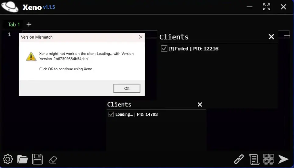 xeno common errors